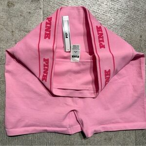 PINK Victoria's Secret Pink Athletic Shorts with Branded Waistband